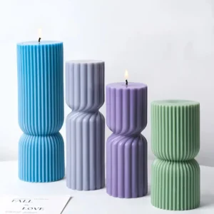 Pillar Shape Christmas Candles